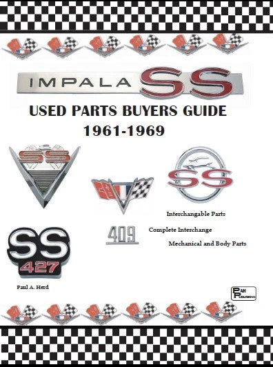 Interchangeable Parts Book for Chevy Impala SS (1961–1969)