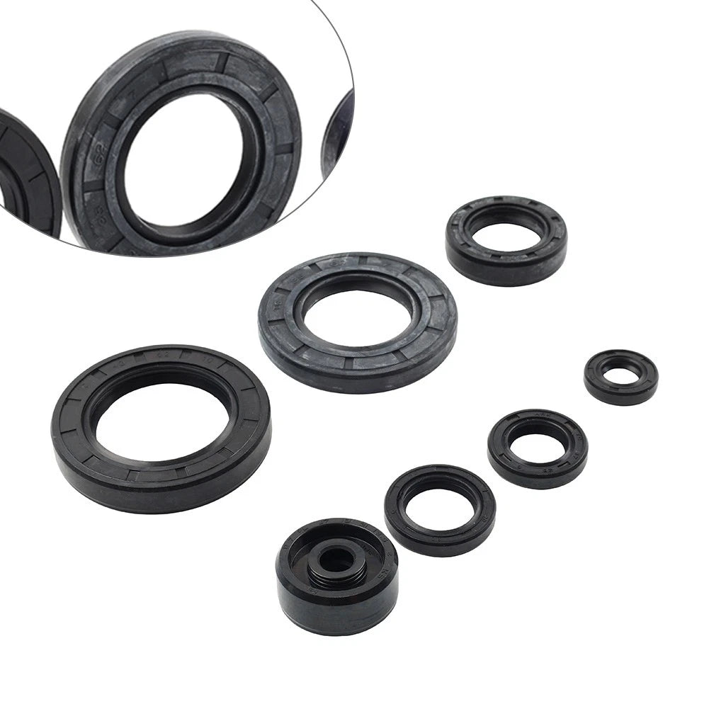 Engine Crank Oil Seal Kit 7pcs For Yamaha Banshee 350 YFZ350 1987-2006