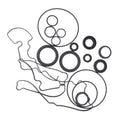 Lower Unit Seal Kit for Suzuki Outboard DF300B/350A (2018–2022) 25700-98L01 2570098L02