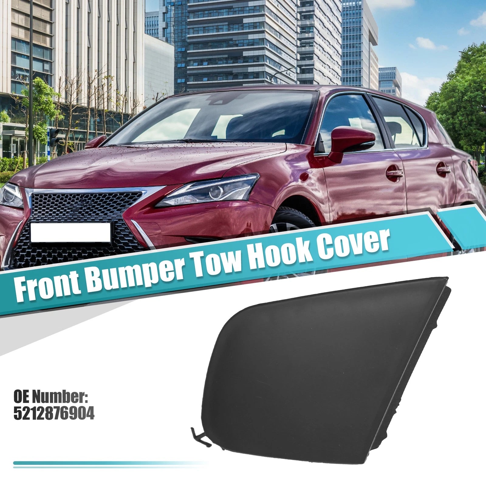 Tow Hook Cover for Lexus CT200h (2014–2017) No. 5212776904