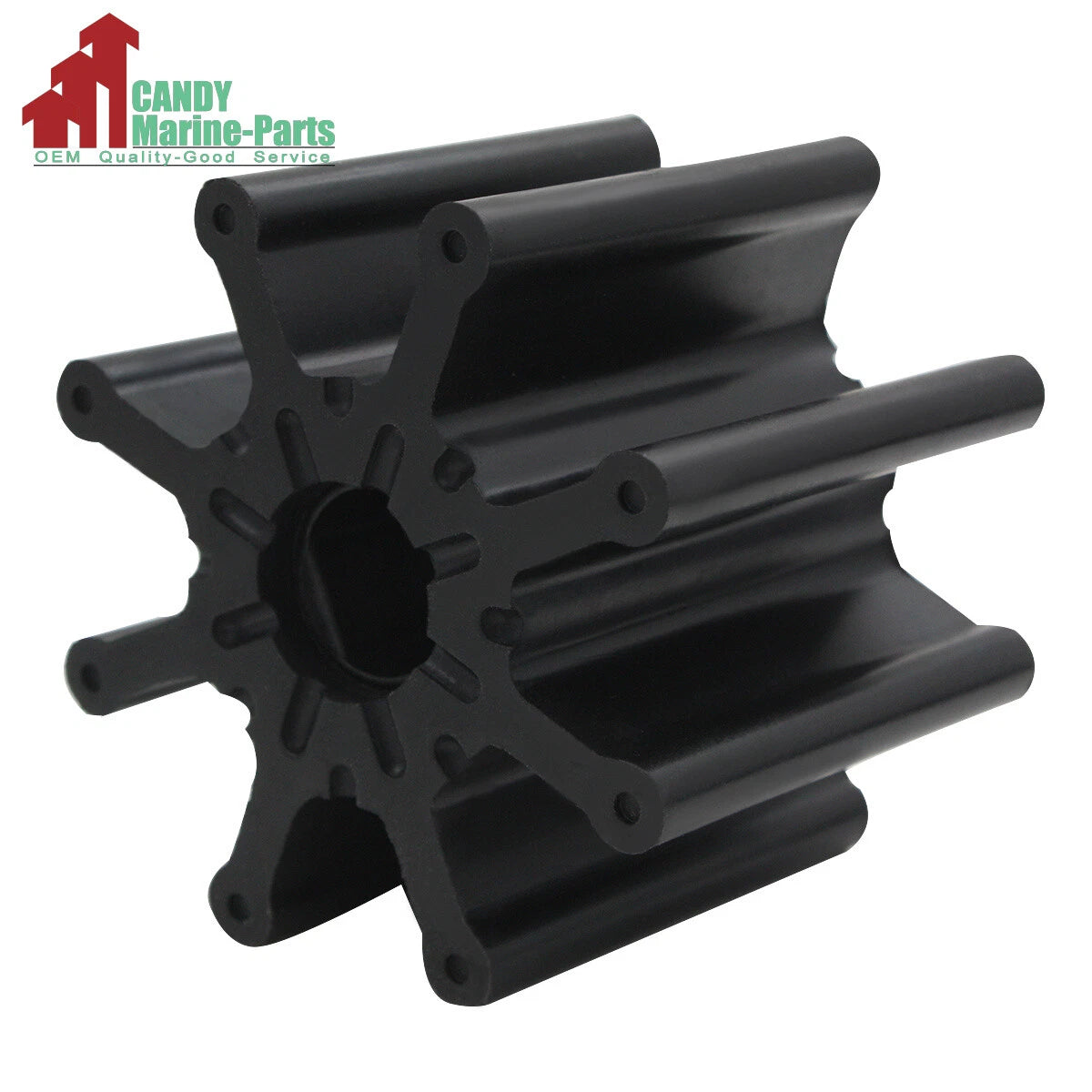 Raw Water Pump Impeller for Mercruiser 5.0L 5.7L V8 (47-862232A 2)