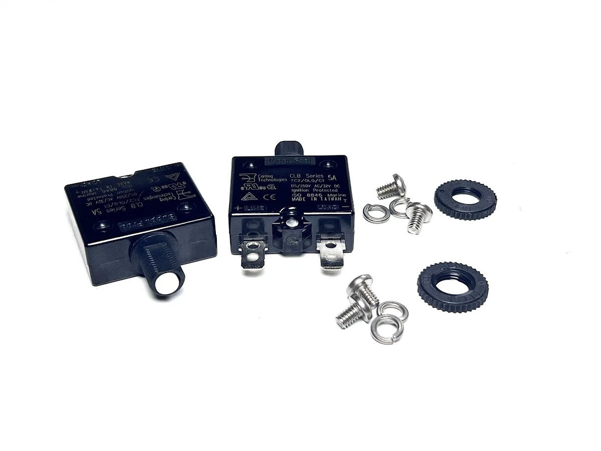 2X Circuit Breaker CLB-053-27E3N-W-A for CLB Series (5 A)