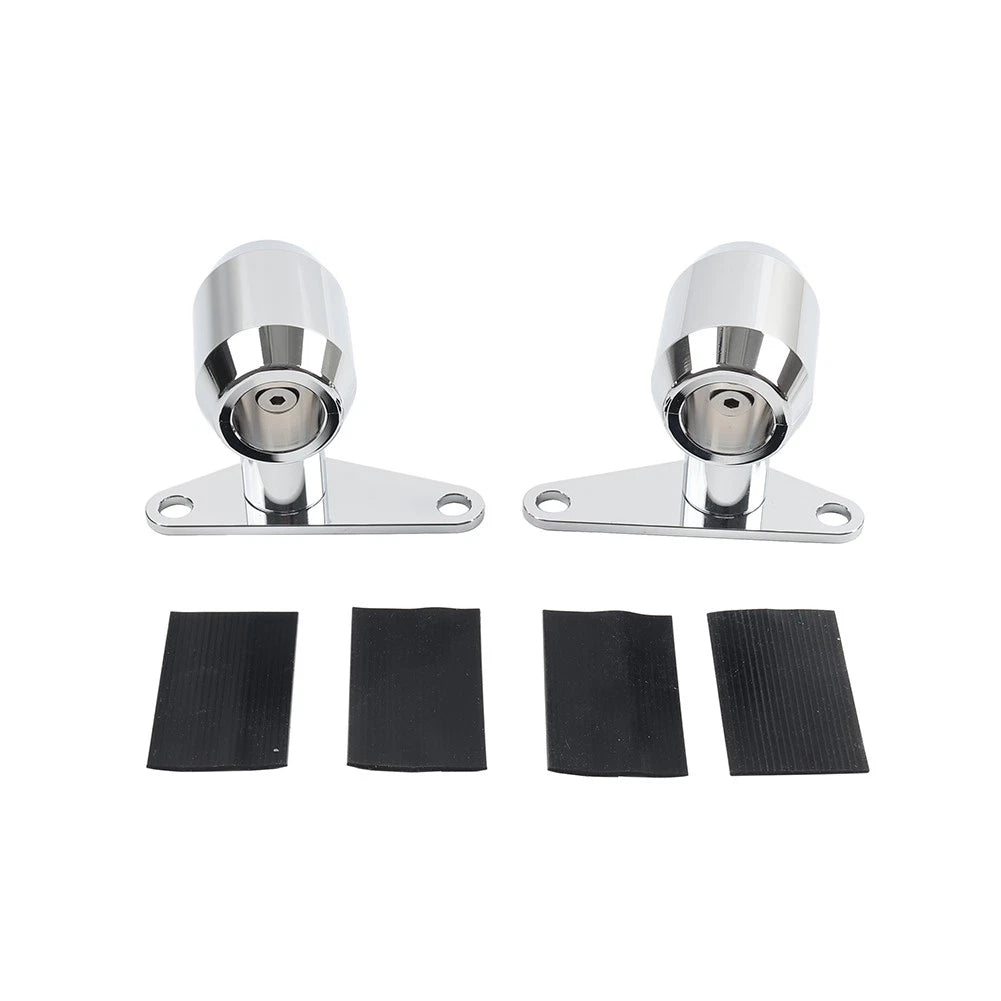 Chrome Mudguard Mount for Harley Choppers (0-6" Springer Front End)