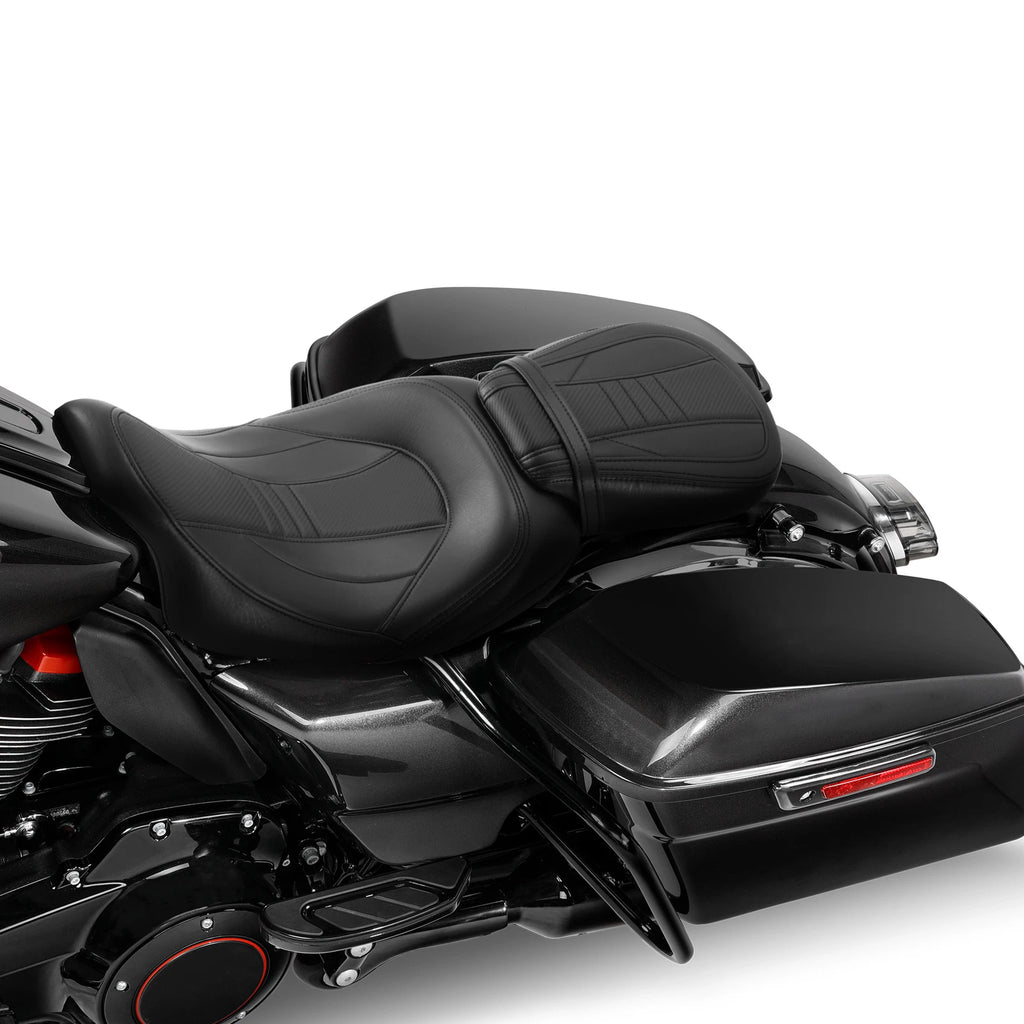 Low-Profile Seats for Harley Street Glide (2009–2023) Black