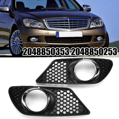 Fog Light Grille Cover for Mercedes C-Class W204 C300 (2008–2014)