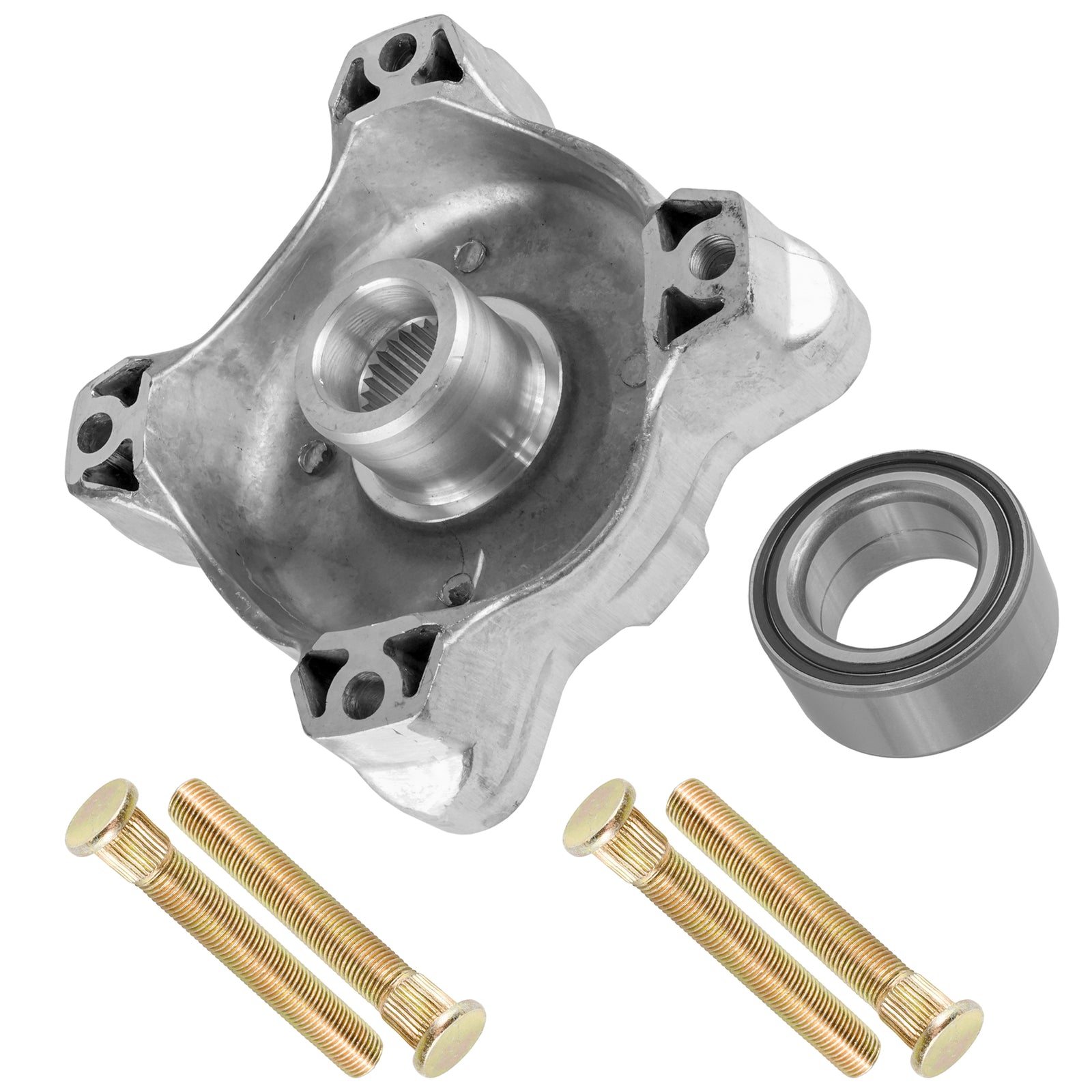 Front Wheel Hub With Bearings and Studs for Polaris RZR 800 (2008–2014)