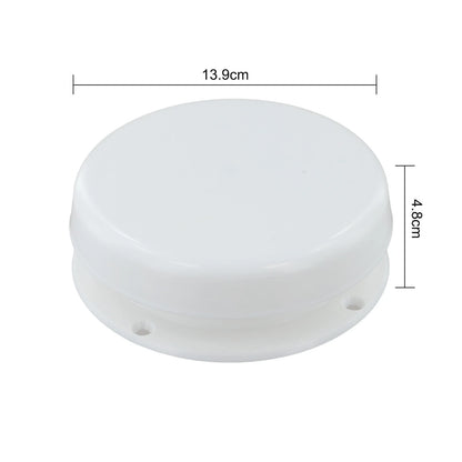 Mushroom Vent Cover for RV Roofs and Trailers (4 Screw Hole Installation)