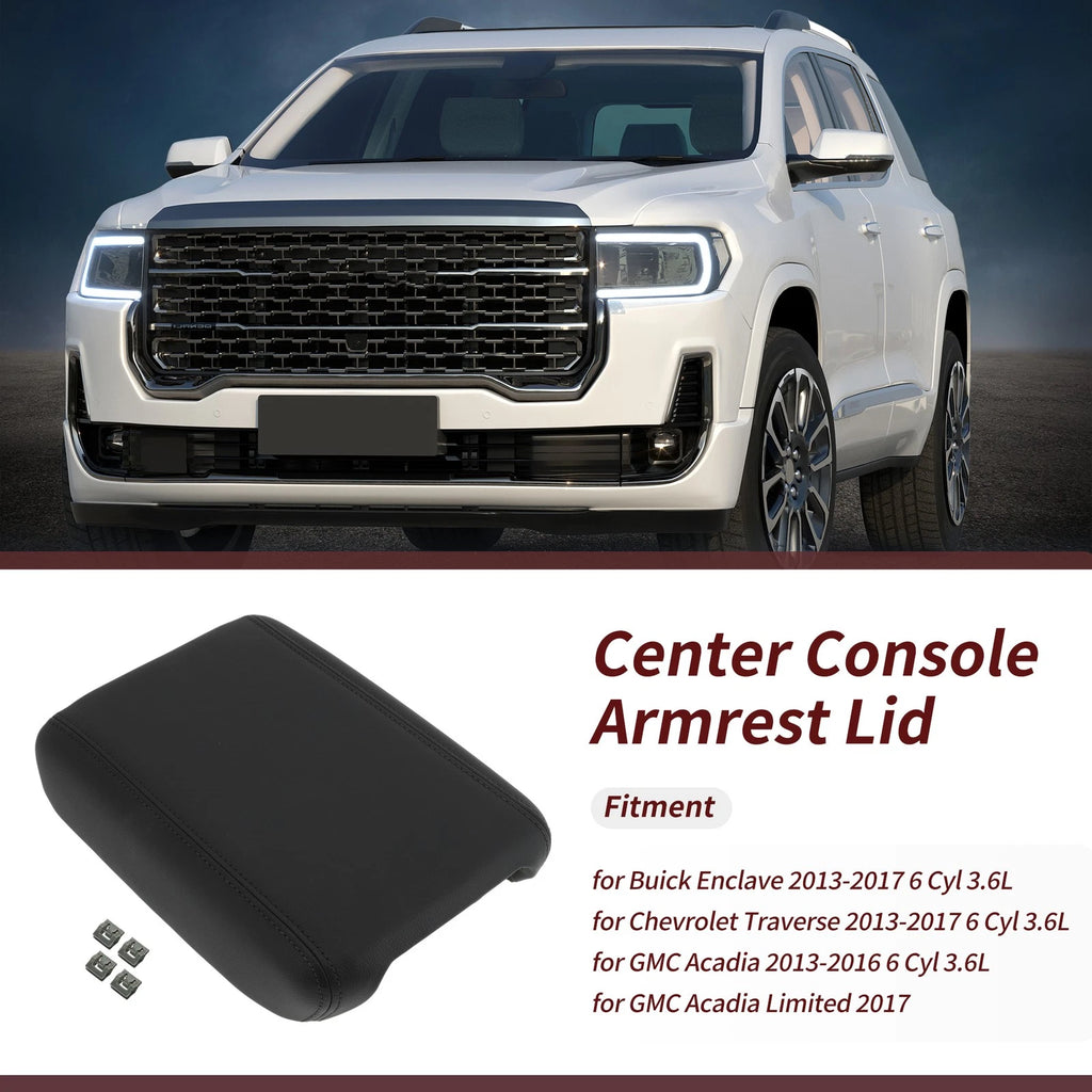 Center Console Armrest Lid Replacement for Chevy Traverse GMC Acadia Black (2018–2021)