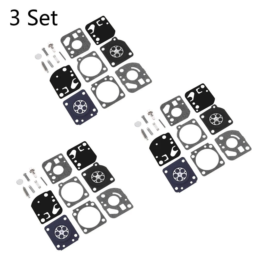 Set of 3 Carburetor Diaphragm Repair for Zama RB-29 RB29 Blower Trimmer