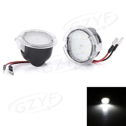2X High Power White LED Side Mirror Puddle Lights for Ford F150 Raptor (2017–2020)