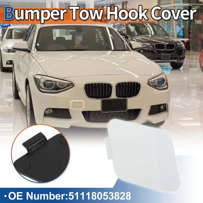 Front Tow Hook Cover Replacement for BMW 114i F20 (2012–2014) Pure White