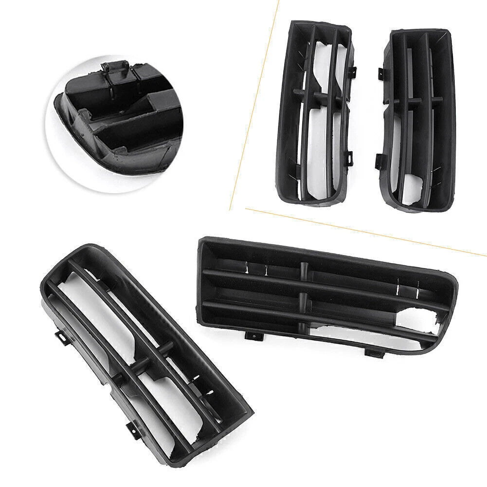 Front Lower Corner Bumper Grille Set for VW Golf MK4 (1997–2006) Black
