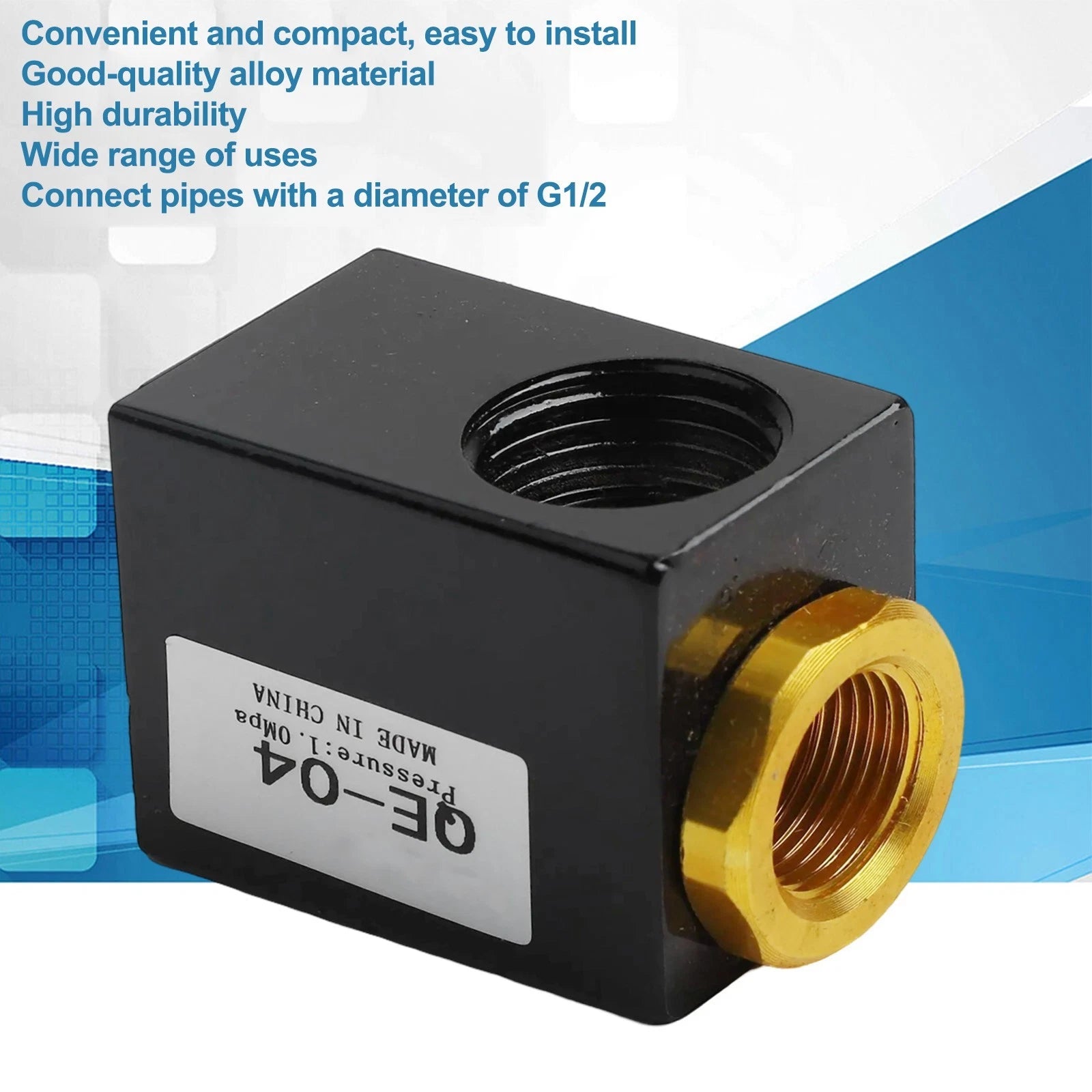 Alloy Quick Exhaust Valve QE 04 for Pneumatic Systems (G1/2 Connection)