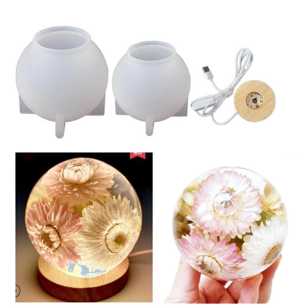 LED Lamp Night Light Resin Casting Mould for Universal Use