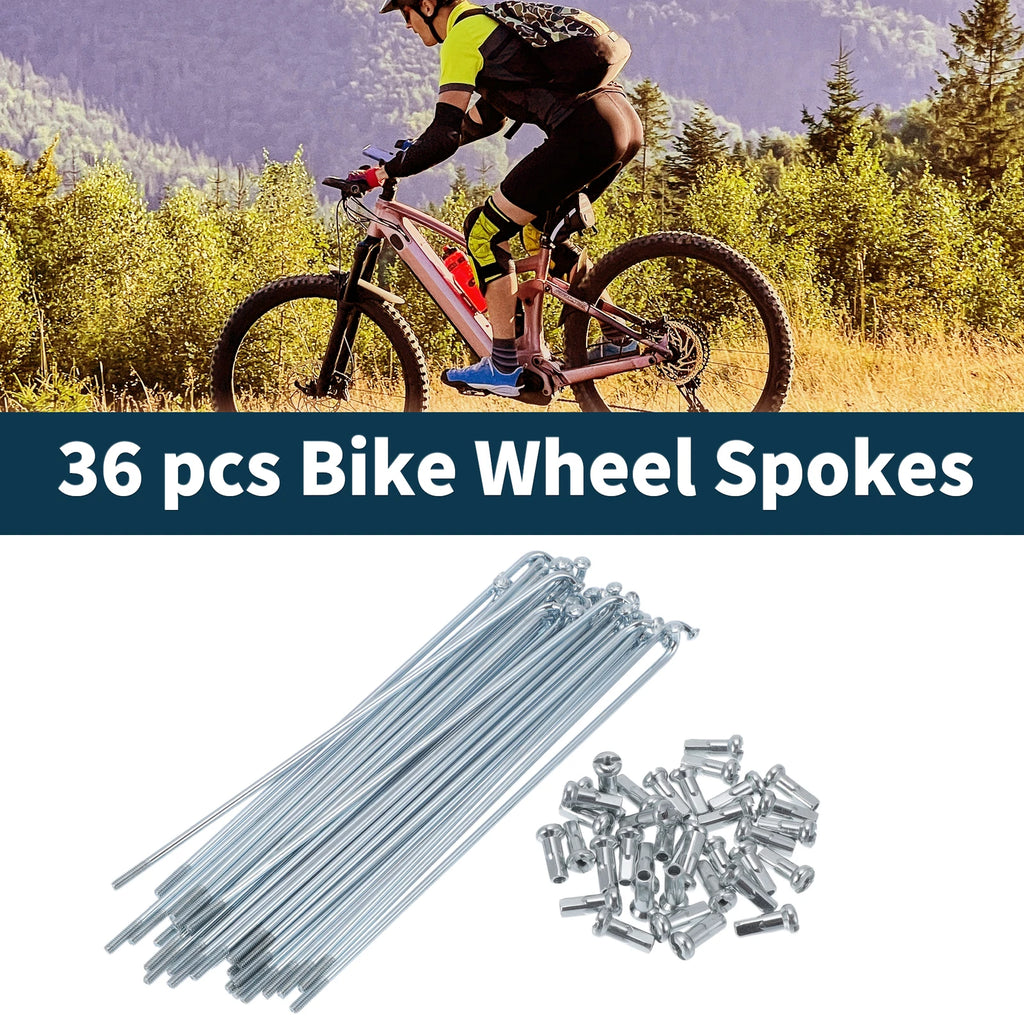 Bicycle Spokes Nipple Set 13G 131mm Steel Galvanized Universal (Universal)
