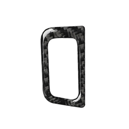 Carbon Fiber Rear Trunk Switch Button Frame Trim for Audi A6 A7 (2012–2018)