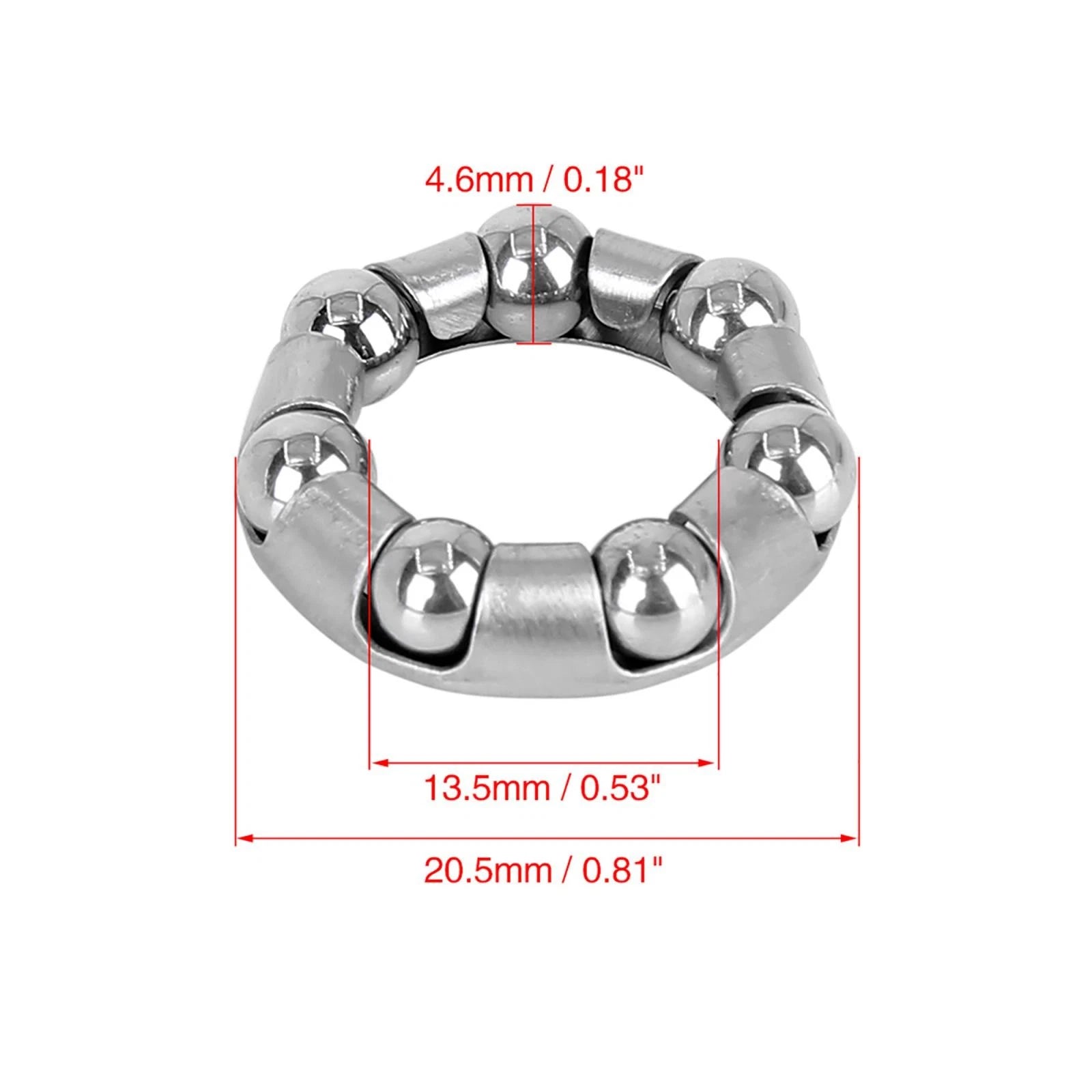 Ball Crank Bearings Retainer Set for Bicycle Wheel (20.5mm) (2005–2015)