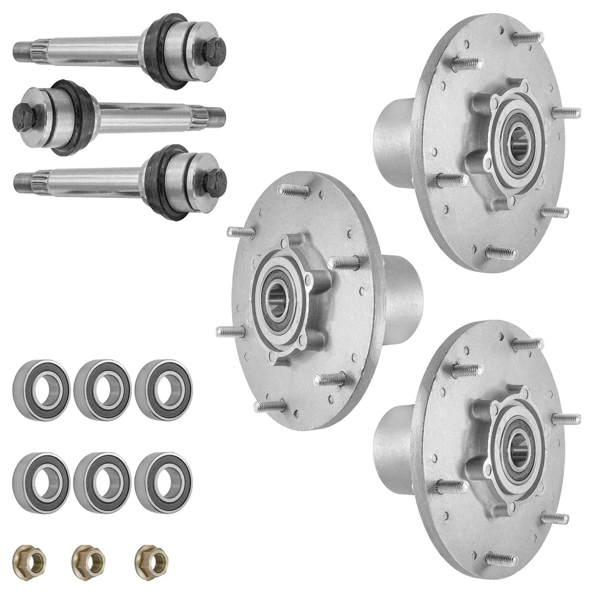 Deck Spindle and Shaft Replacement for Exmark LZE730GKA604 LZE730GKA60 (2000–2000)
