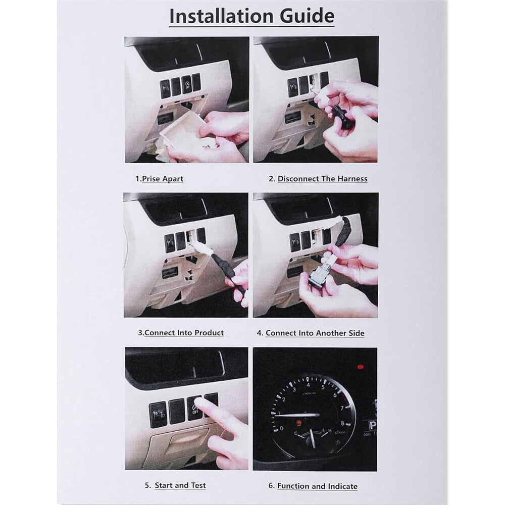 New Auto Start Stop A-Off Cable Replacement Kit For Toyota Highlander 2015-2021
