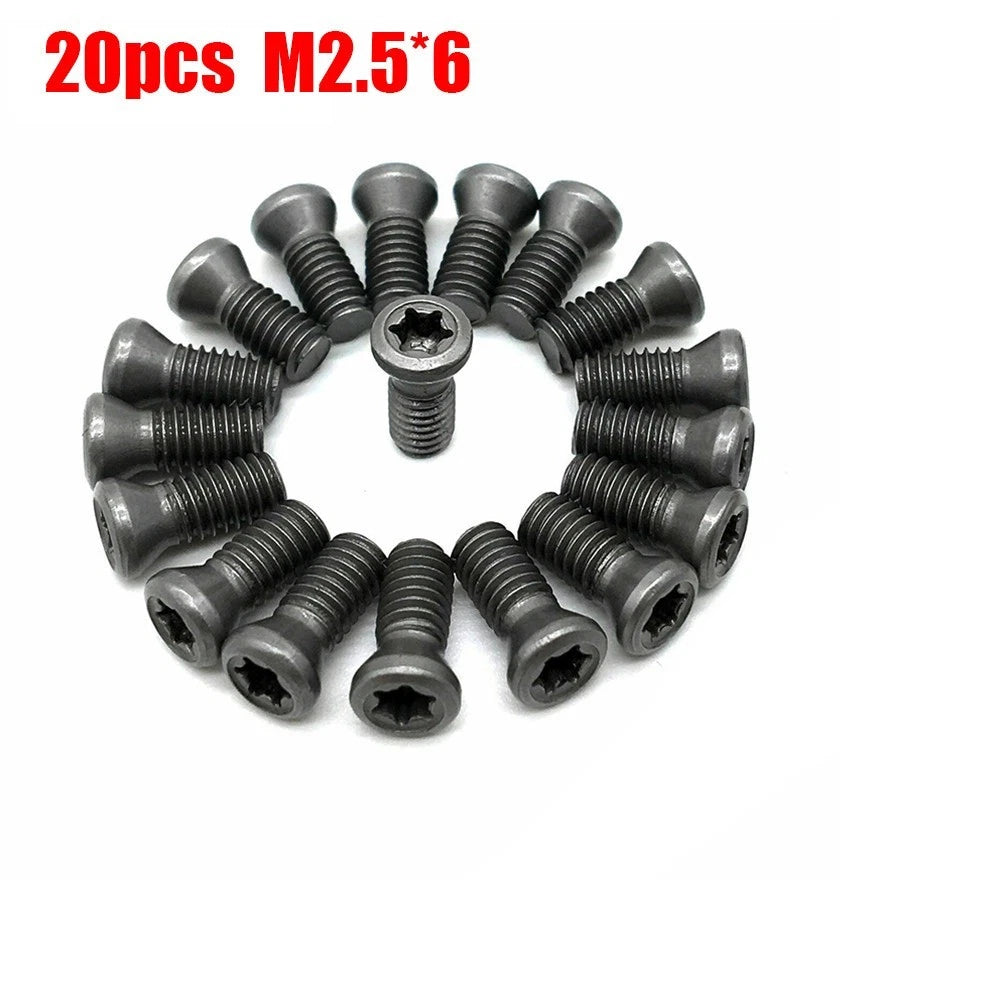 Pack of 20 Carbide Blades for CNC Lathe Tools