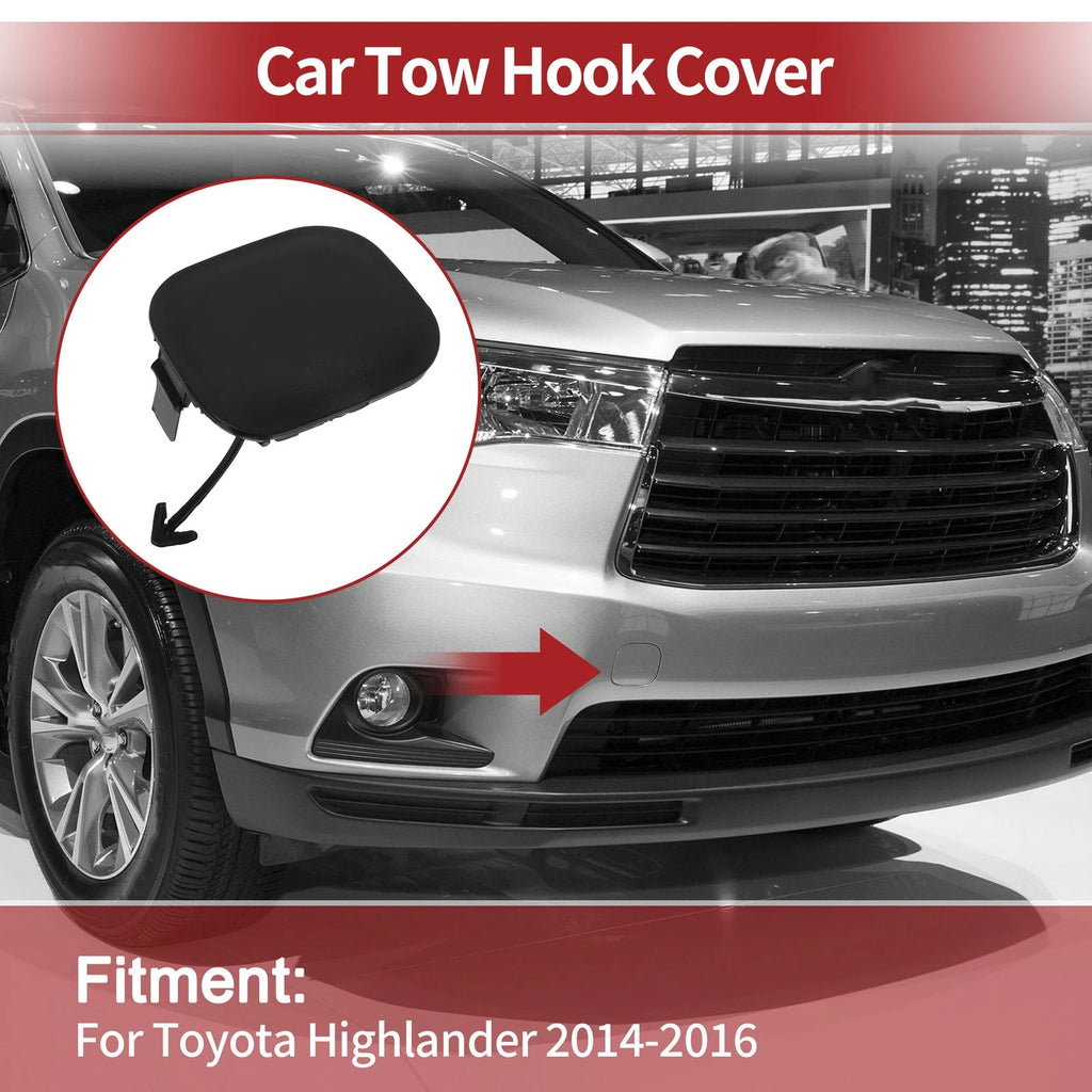 Tow Hook Cover Cap Right Front Replacement for Toyota Highlander (2021–2023)