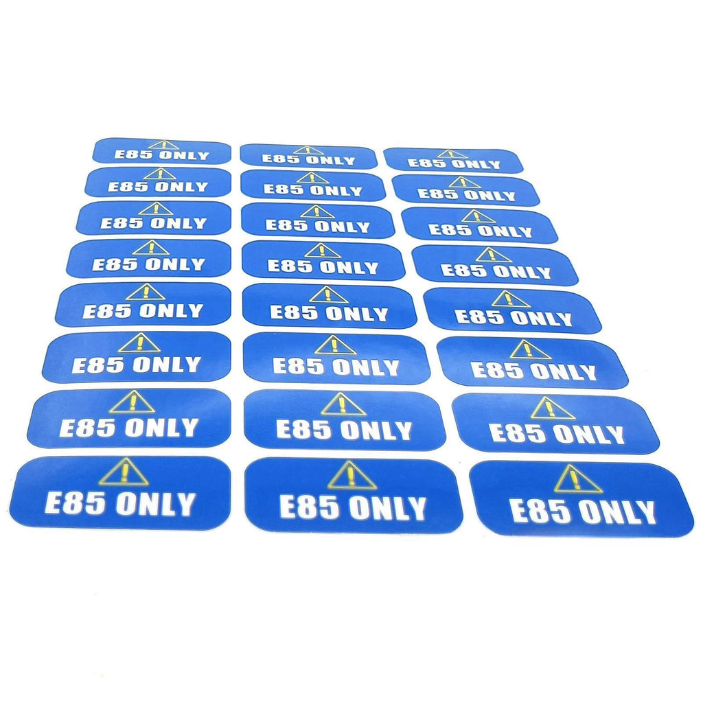 E85 Only Sticker Decal for Ethanol Gas Pump Warning
