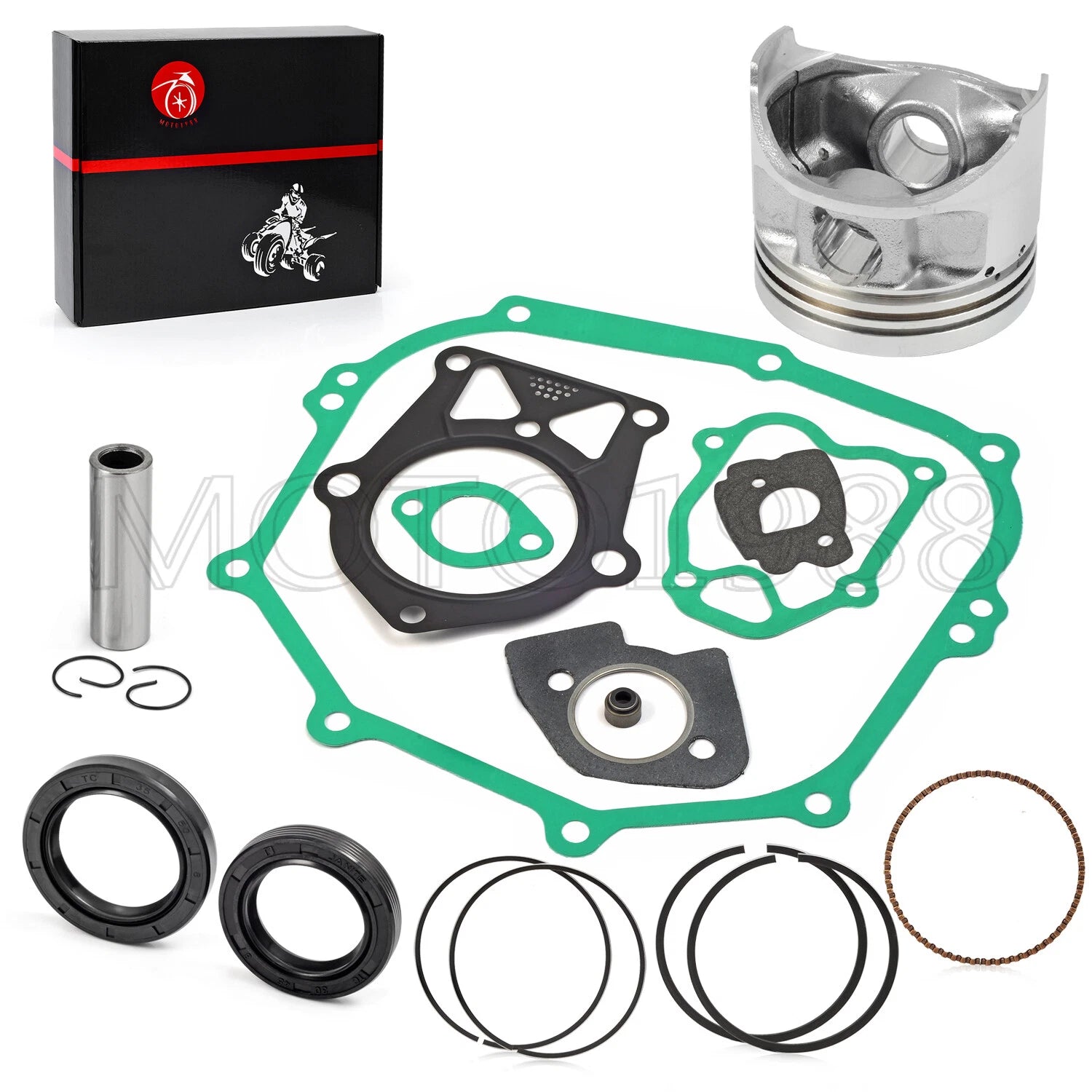 Top End Piston Gasket Kit for Yamaha Golf Cart G14 (1995–1996) Oversize 0.50mm