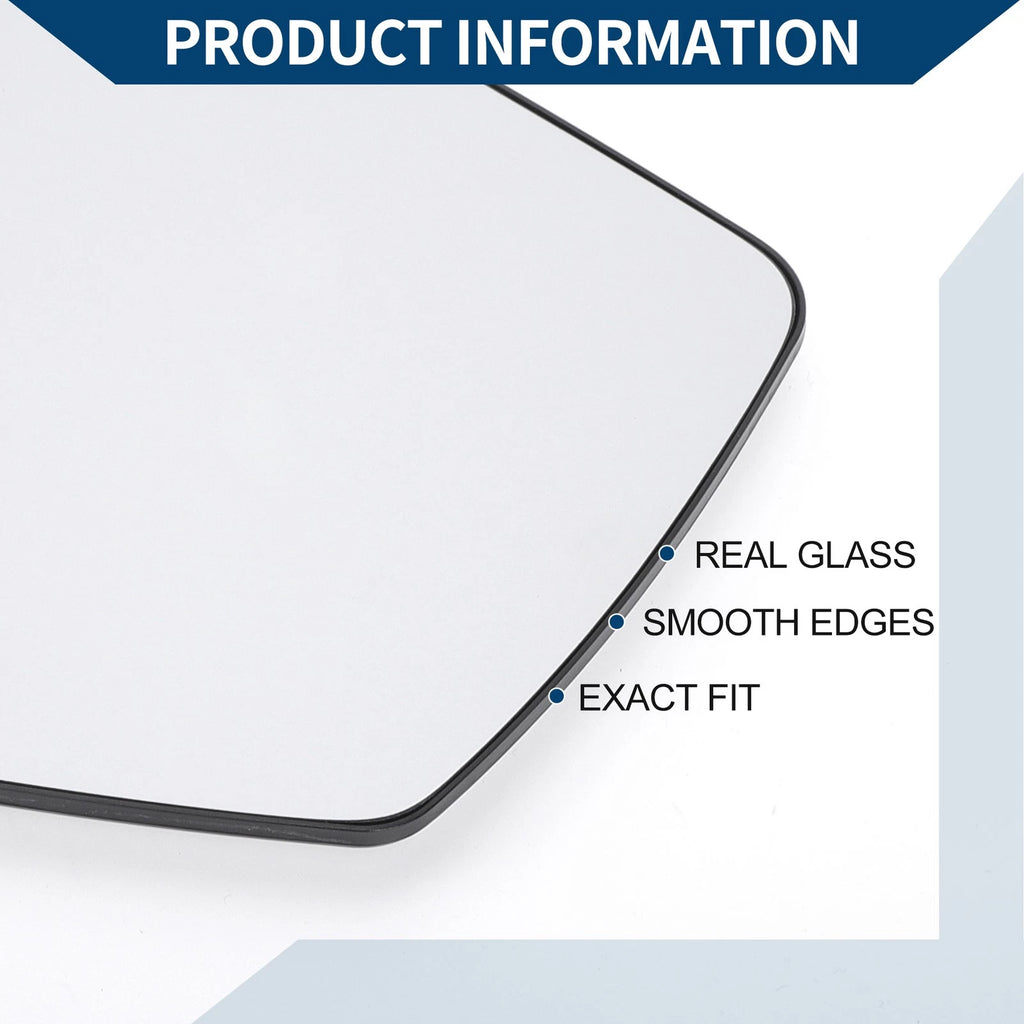 Heated Left Side Mirror Glass for Ford Escape (2008–2012)