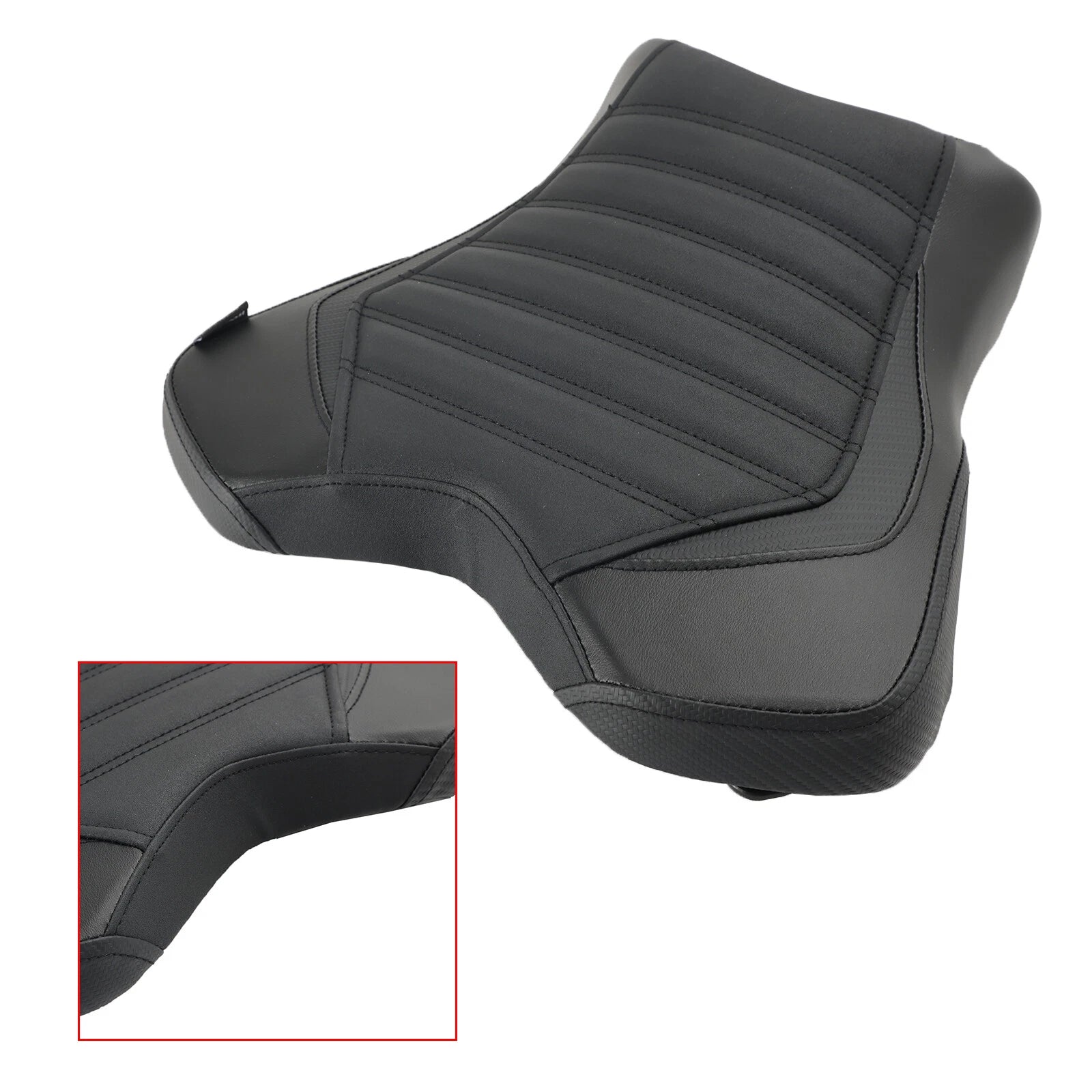 Front Driver Seat Cushion for Yamaha YZF-R1 (2015–2023) - Black PU