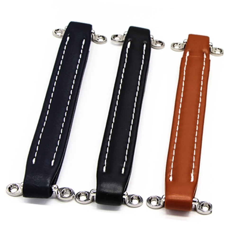 Premium Leather Guitar Handle for AMP with Mounting Hardware