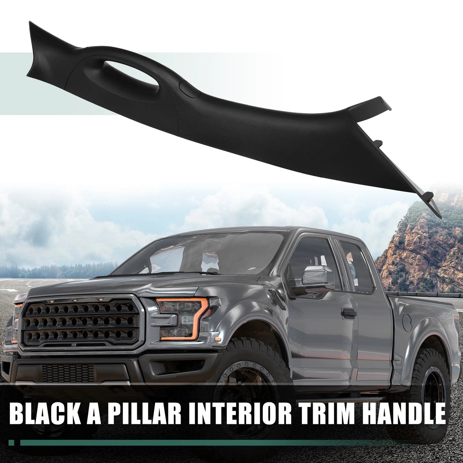 A Pillar Interior Trim Handle Right Passenger Side for Ford F150 (2006–2008)