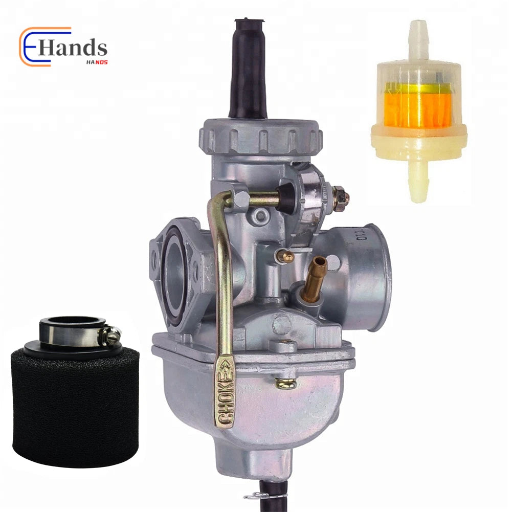 Carburetor and Filter for Honda SL70 XL70 XL75 XL80S XR75 XR80 CRF80F XR80R (1970–1980)