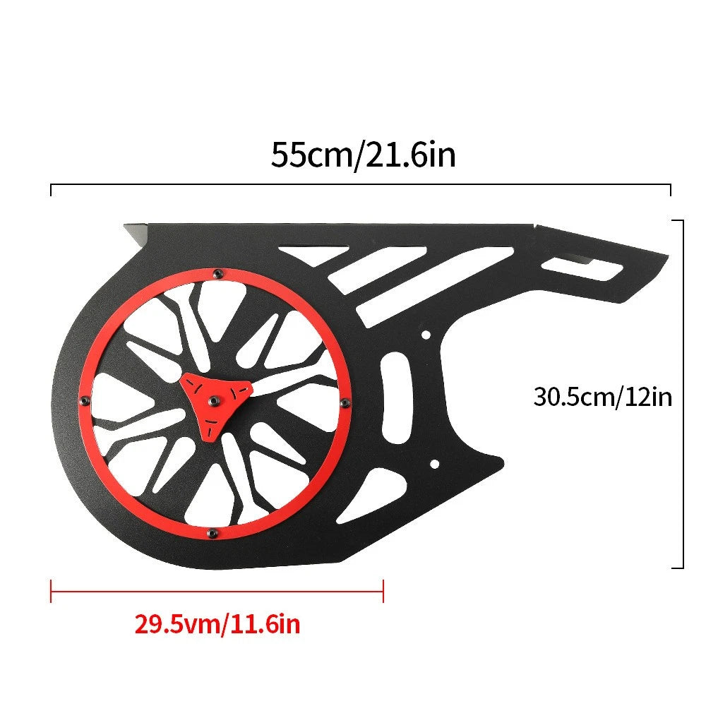 Aluminium Belt Guard for Polaris Slingshot (2020–2023) Red/Black