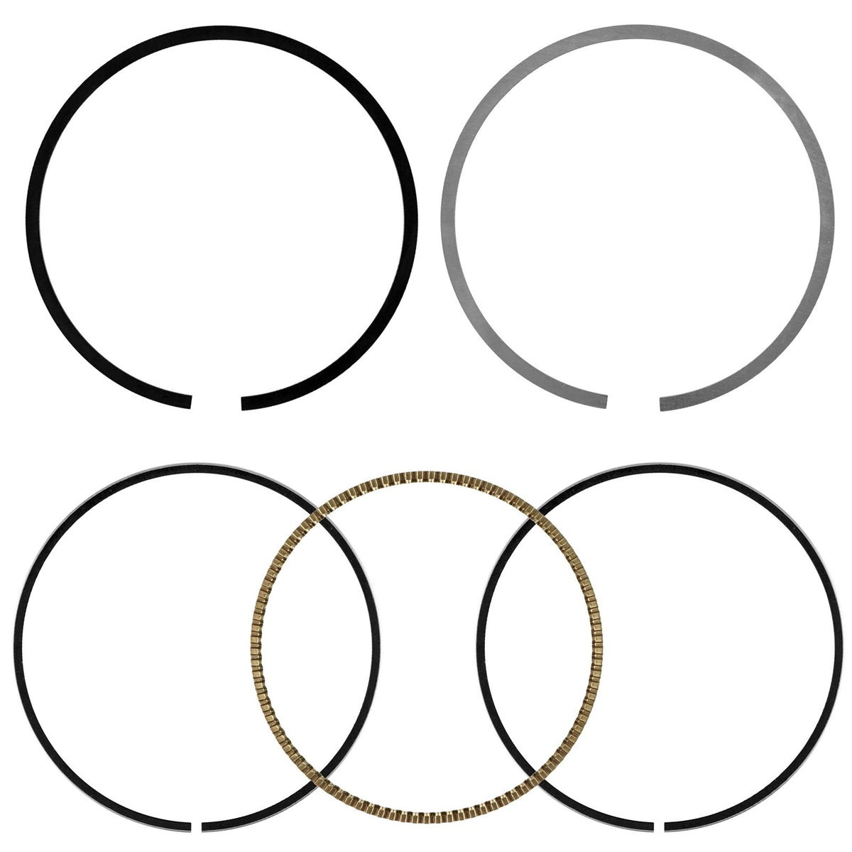 Caltric Piston Ring Set Replacement for Honda TRX350 Rancher (2000–2006)