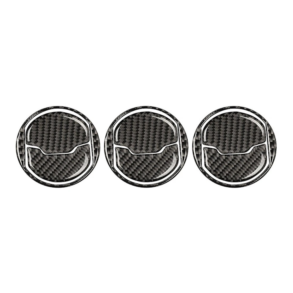 Carbon Fiber Interior Vent Spout Frame Trim for Ford Mustang (2015–2019)