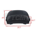 Chopped Trunk Mount Rack Backrest Pad for Harley Heritage Classic (2018–2023)