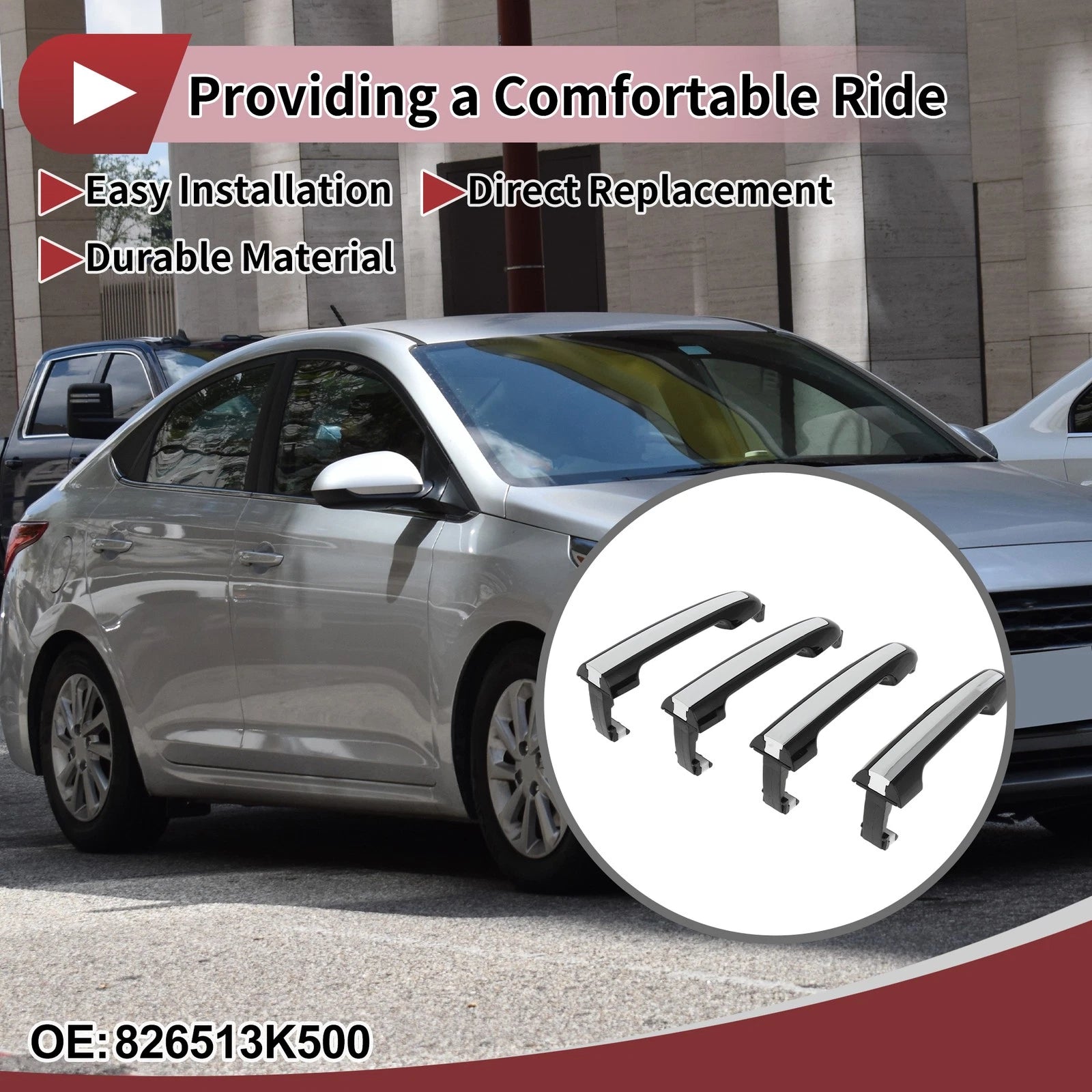 Car Door Handle Grip Set Front for Hyundai Sonata (2006–2010)