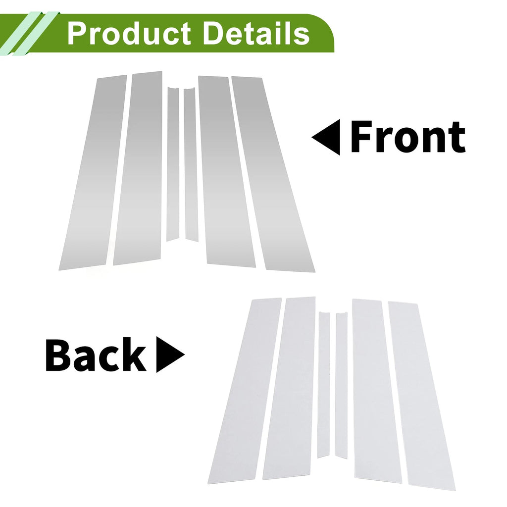 Pillar Window Trim Set 6 Piece for Chevy Equinox (2018–2023)
