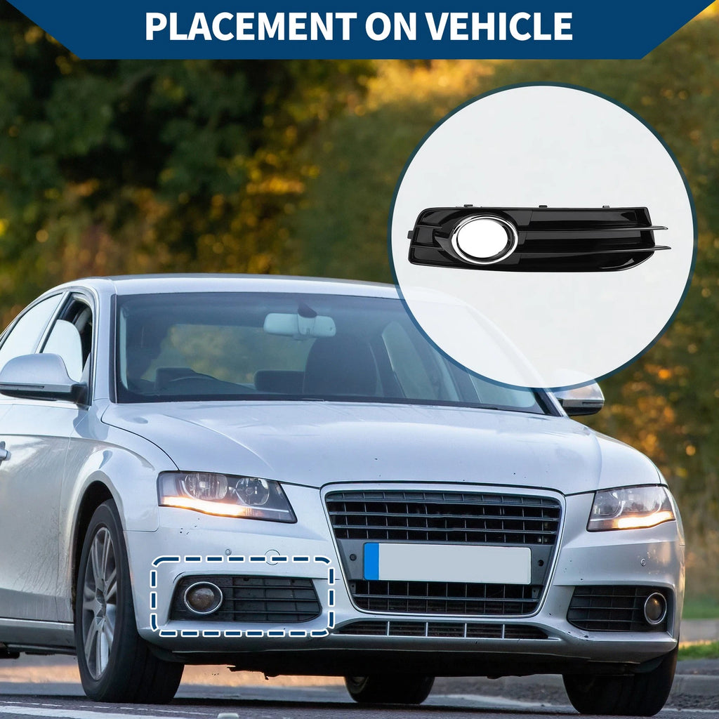 Front Right Fog Light Grill Replacement for Audi A3 8P (2009–2013)
