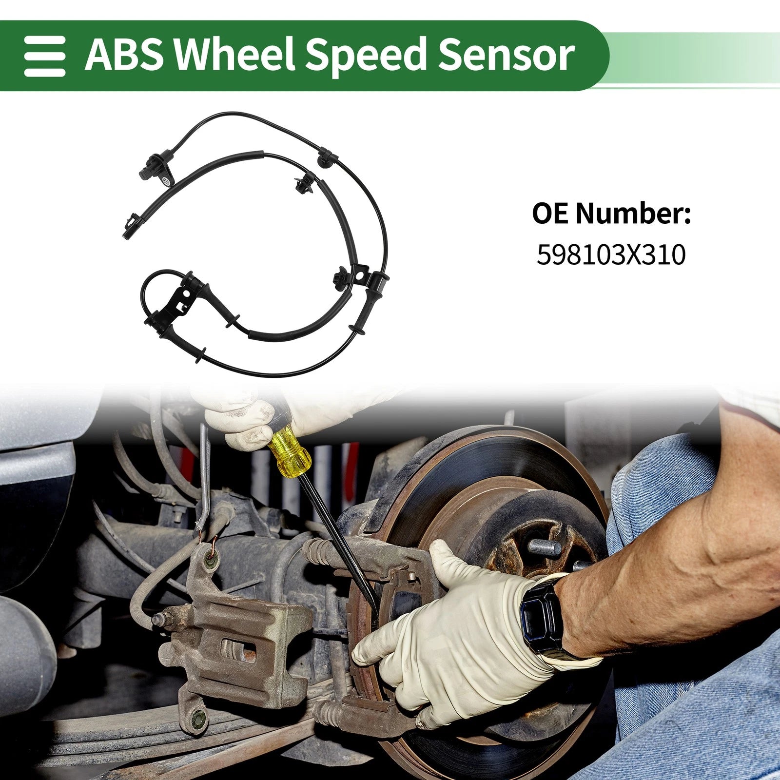 ABS Wheel Speed Sensor Replacement for Hyundai Elantra (2011–2013)