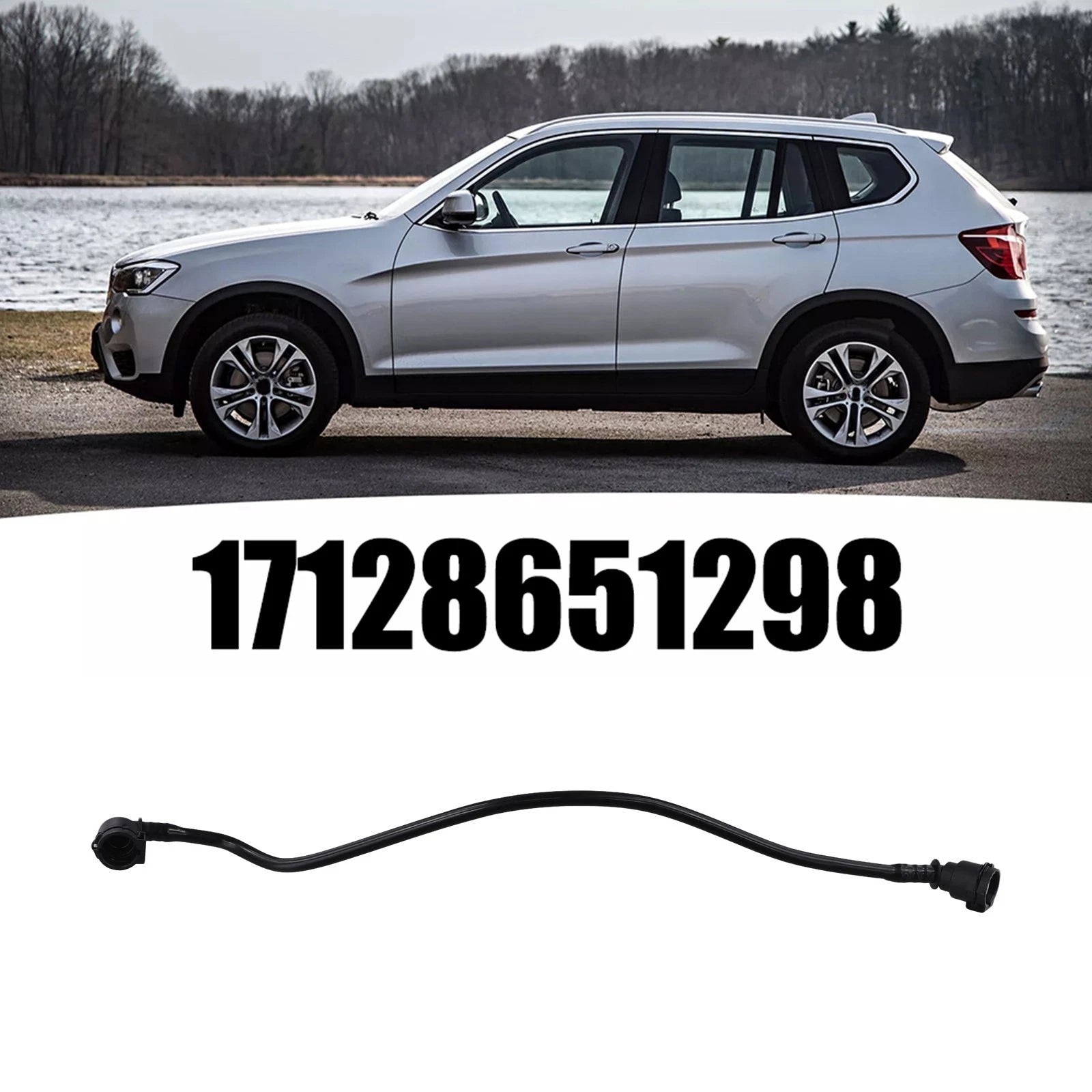 Coolant Hose for BMW (2000–2006) 17128651298