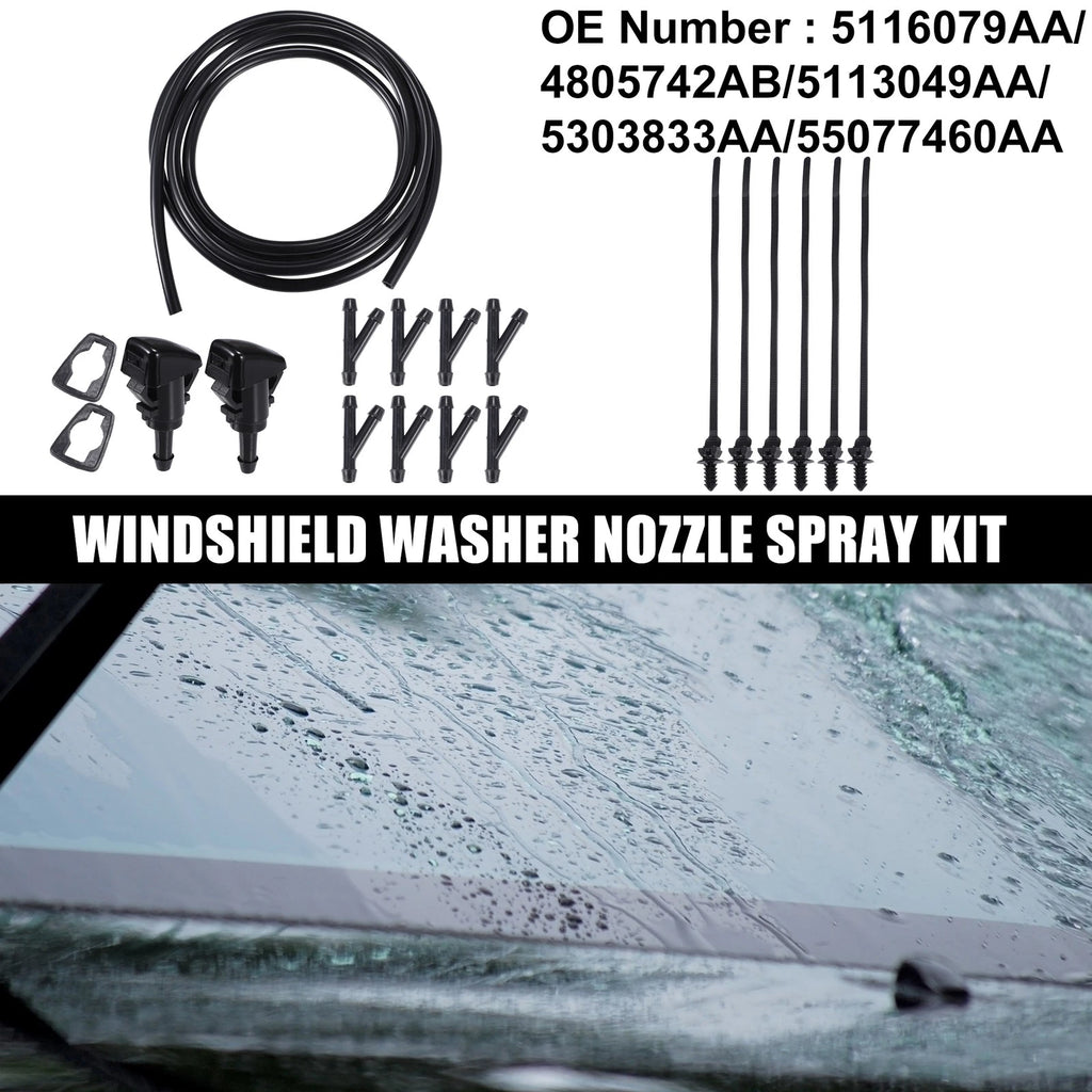 Washer Nozzle Sprayer Set Replacement for Chrysler 200 (2011–2014)