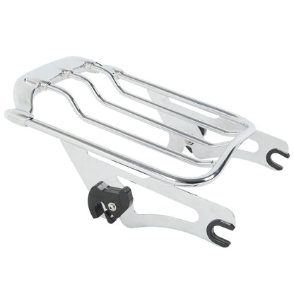 Chrome Two Up Luggage Rack for Harley Touring FLHR FLTR (2009–2026)
