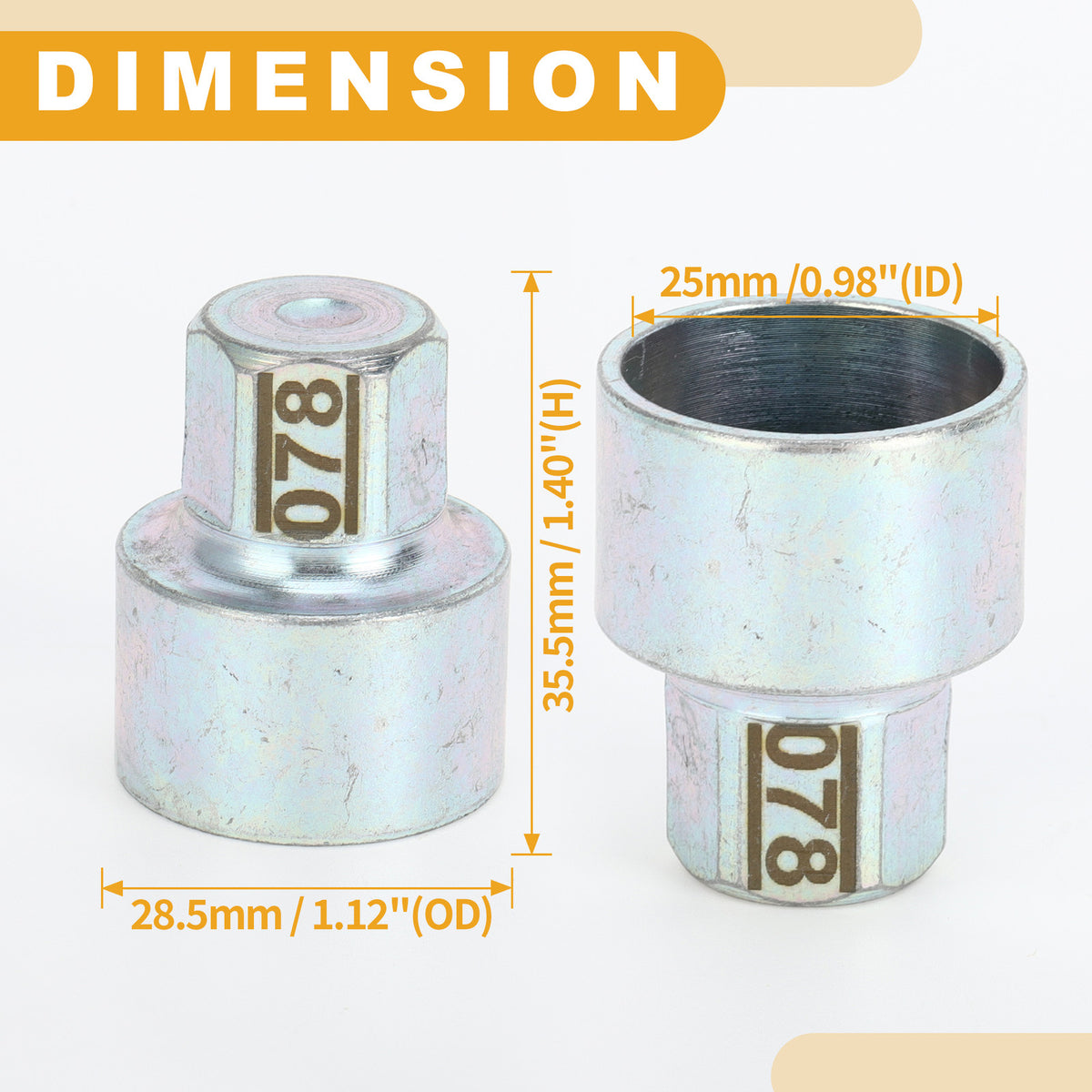 Wheel Lock Lug Nut Key Socket Replacement for BMW MINI Cooper (2002–2006)