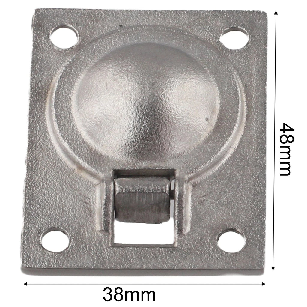 Stainless Steel Boat Hatch Latch with Lifting Ring Pull Handle