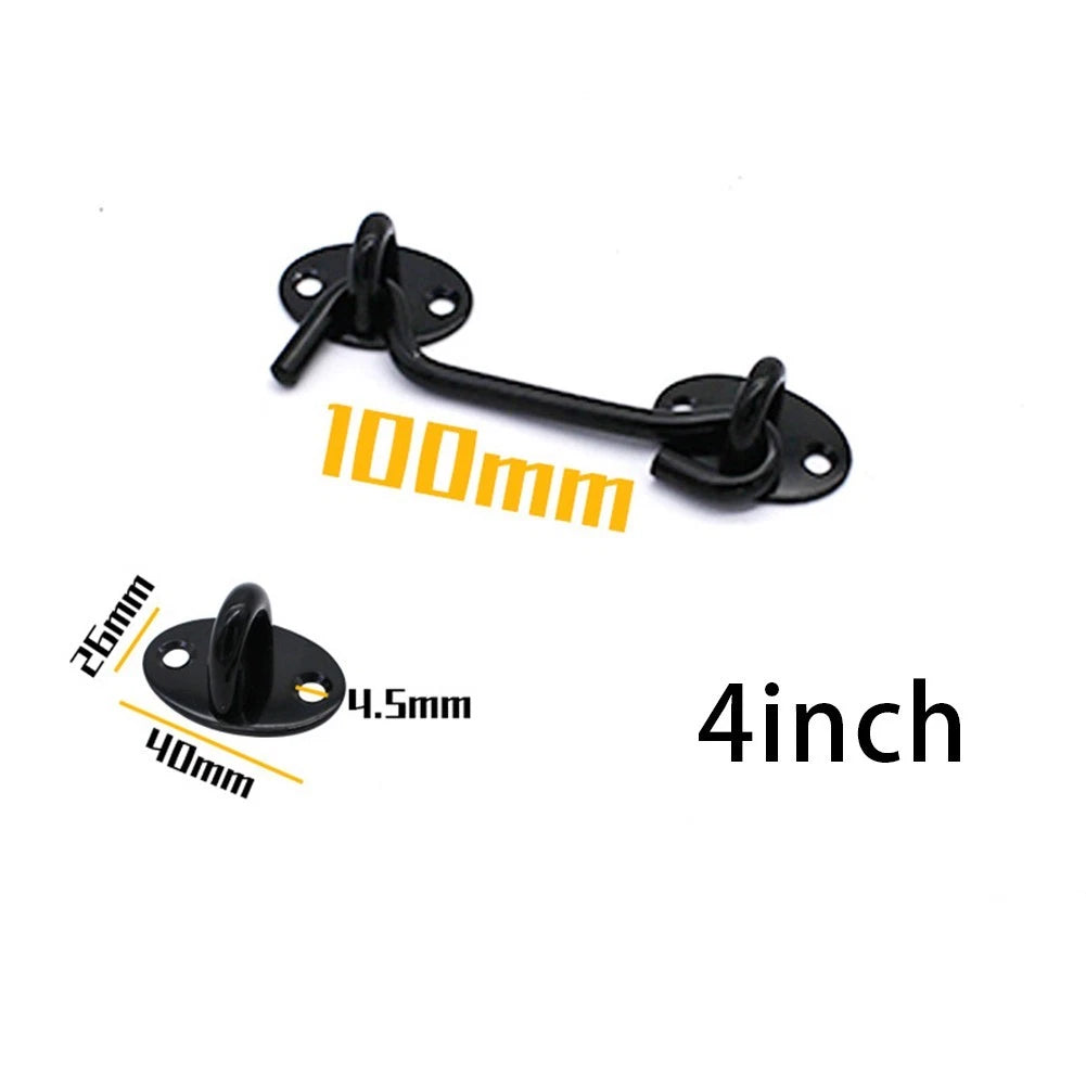 Heavy Duty Cabin Hook and Eye Latch Lock for Easy Installation