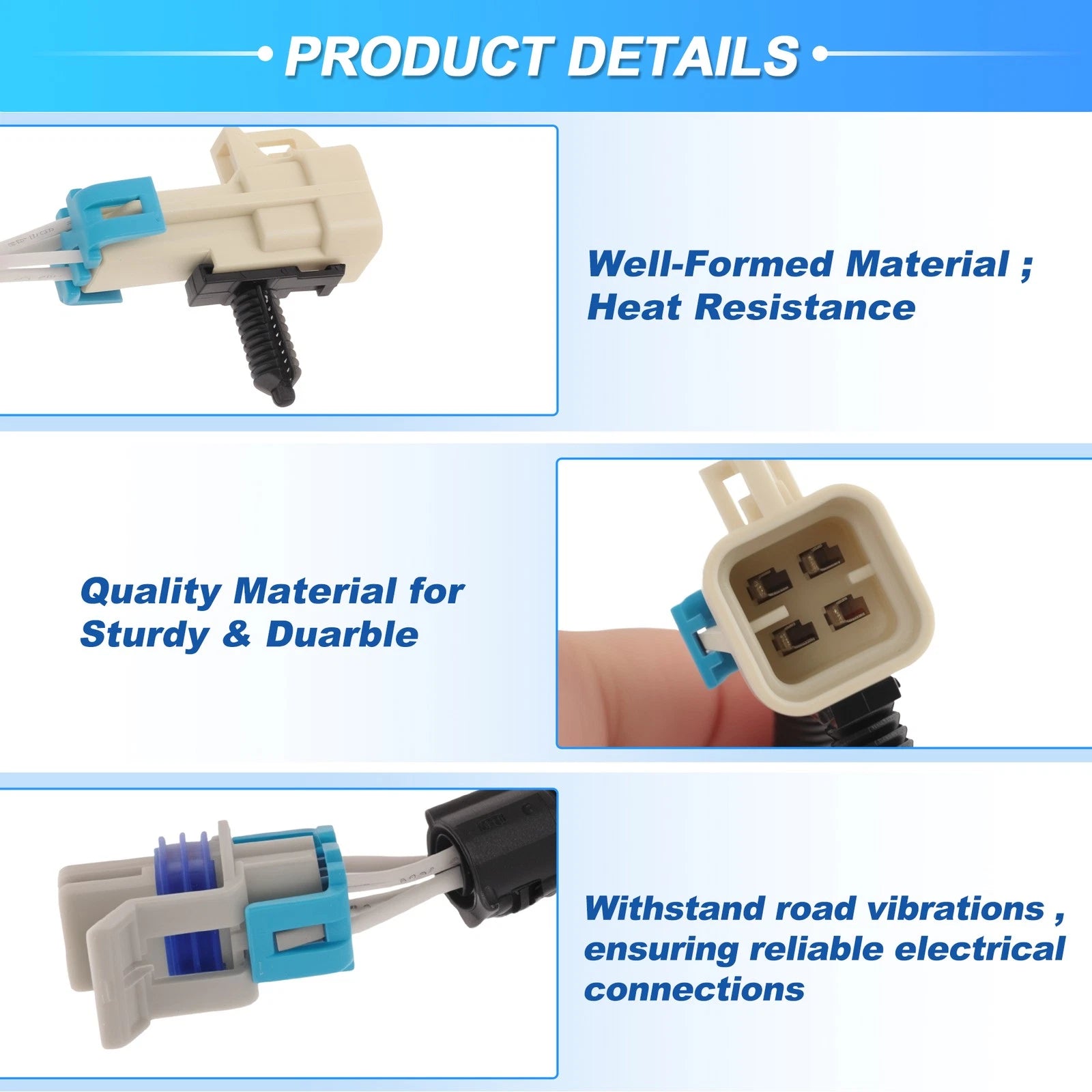 O2 Oxygen Sensor Connector Pigtail for Cadillac Escalade 2008–2014 (12583804)