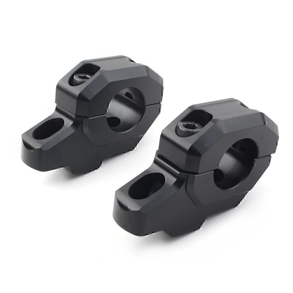 CNC Handlebar Riser Adapter for Kawasaki Z1000 Z750 (2004–2011) Black