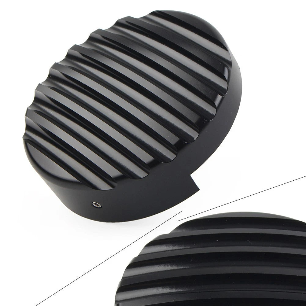 CNC Timing Timer Cover for Harley XL883 (2013–Present) Black Horizontal Pattern
