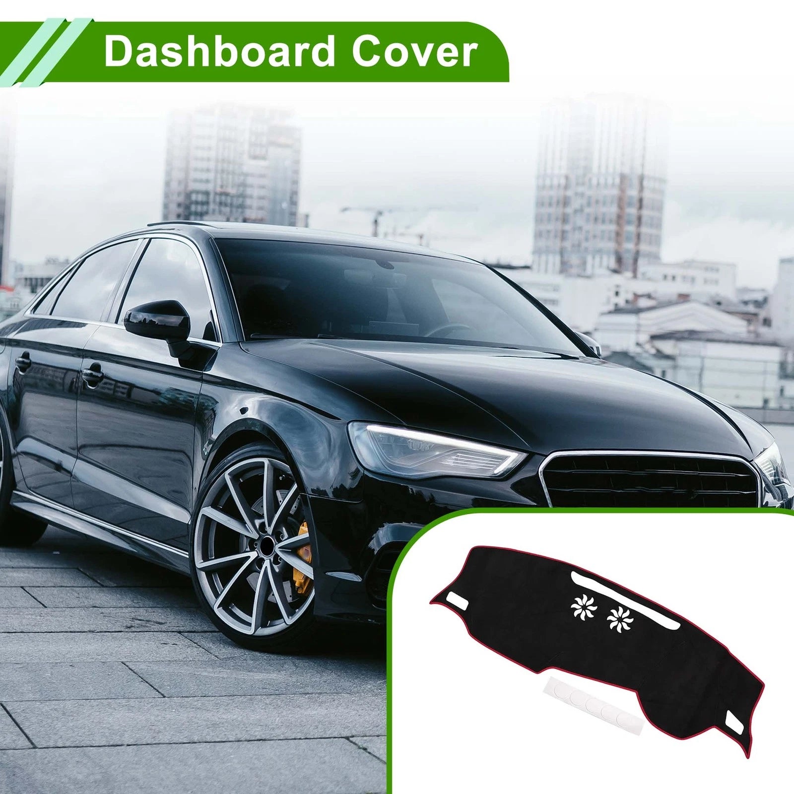 Dashboard Dash Cover Mat for Audi Q3 (2019–2022) Sun Protector Pad
